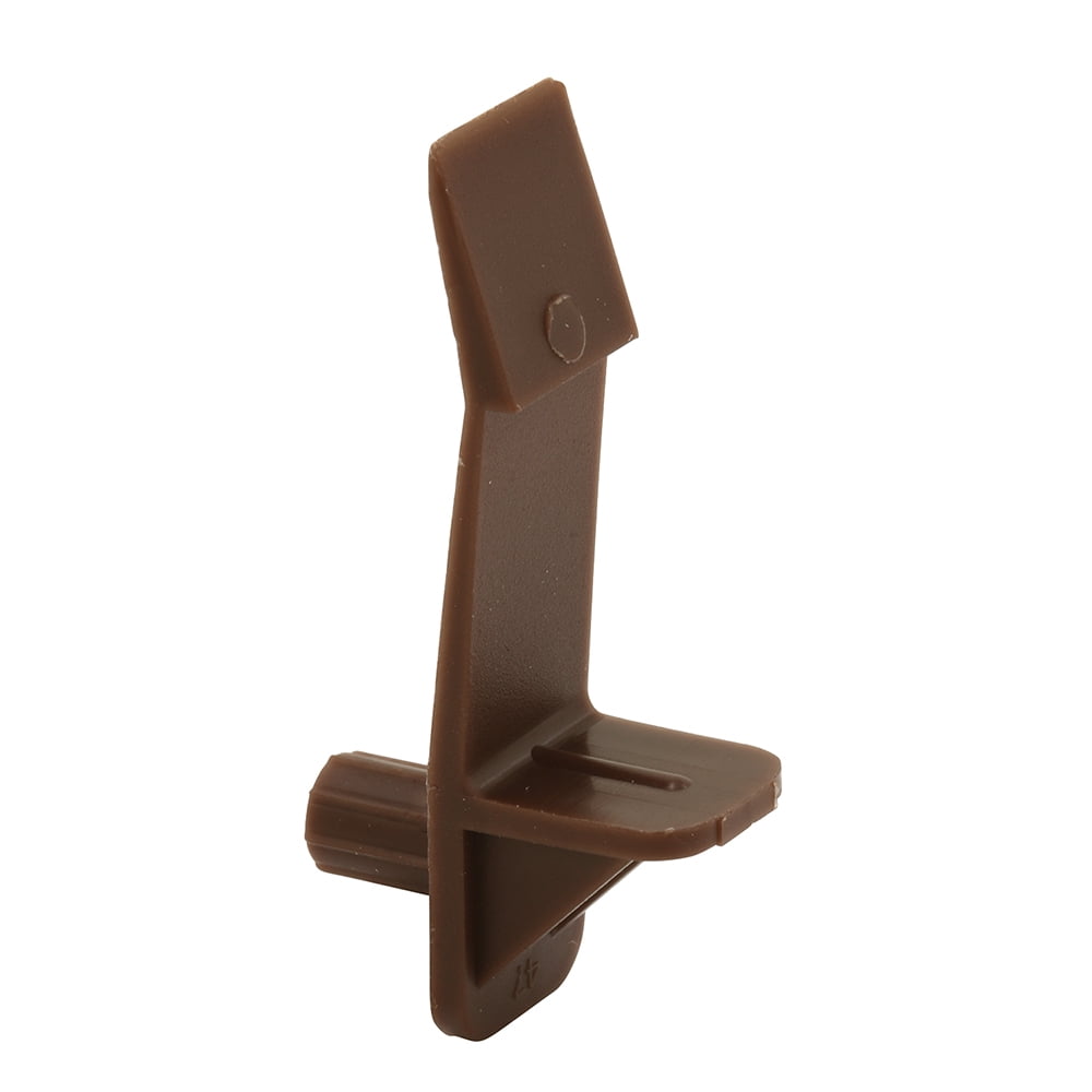 SelfLocking Shelf Support Peg with 3/4 in. Shelf, 1/4 in., Brown (100