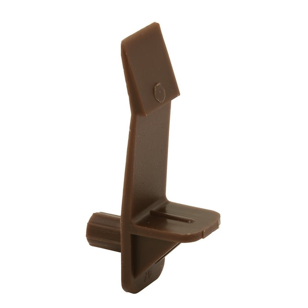 SelfLocking Shelf Support Peg with 3/4 in. Shelf, 1/4 in., Brown (100