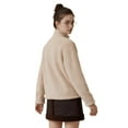 thumbnail image 2 of COUVER Women’s Lightweight Soft Warm Plush Winter Jacket, SOFT SAND, M, 1 Piece, 2 of 4