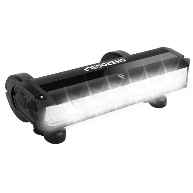 Luces de bicicleta SHEROSELF superbrillantes de 6 LED recargables IPX5