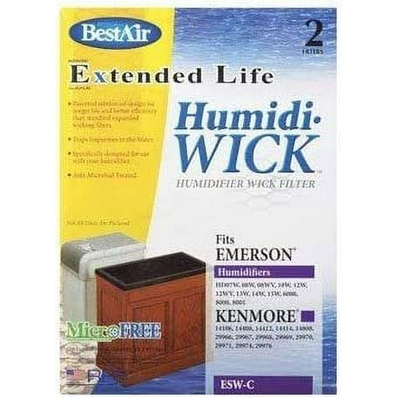 Humidiwick Humidifier Wick Filters 6-1/2 " X 5-3/8 " X 11-3/8 "2