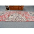 thumbnail image 3 of 2.7x8.8 ft Accent Rugs, Oushak Rugs, Office Kitchen Rug, Turkish Rug, Vintage Rug, Red Persian Rug, Rugs For Nursery, Aztec Entry Rug, 3 of 10