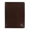 thumbnail image 2 of Armiger 12” x 9” x 1” Chestnut Brown Bonded Leather Portfolio Padfolio, 2 of 4