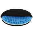 thumbnail image 3 of FOMI Swivel Gel Seat Cushion  360 Degree Rotation  Thick Disc Pad for Home or Office Chair, Wheelchair  Pressure Sore Relief, Prevents Sweaty Bottom, Durable, 3 of 4
