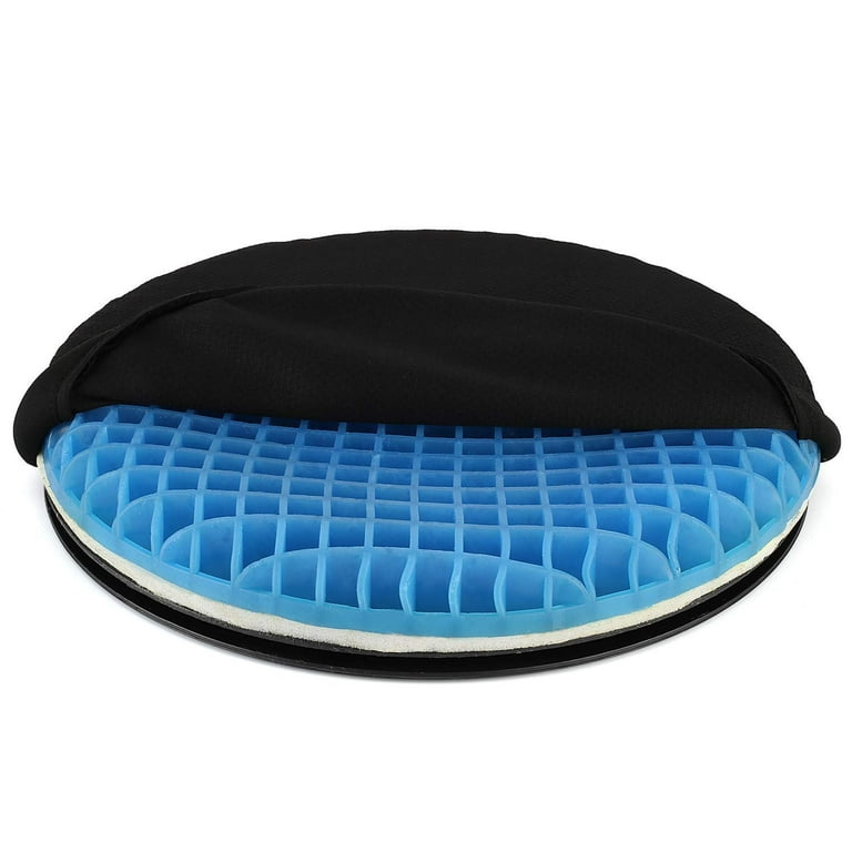 FOMI Premium All Gel Orthopedic Seat Cushion Pad for Car, Office Chair,  Wheelchair, or Home. Pressure Sore Relief. Ultimate Gel Comfort, Prevents