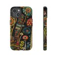 thumbnail image 1 of Retro 1960s Psychedelic Flowers Phone Case,iPhone 14 Pro, 1 of 3