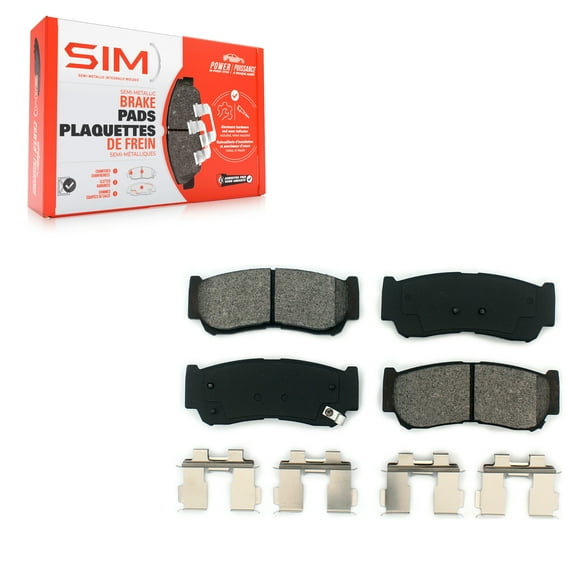SIM Rear Semi-Metallic Disc Brake Pads SIM-1297 for Car 2007-2009 Hyundai Santa Fe