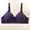 Blue, variant on Hrsba Womens Wireless Bra Maternity Nursing Bra Three Hook Closure Breathable Stretch Everyday Comfortable Bra