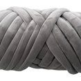 thumbnail image 2 of Chunky Yarn DIY Slipper Bag Spinning Hilo Hilo Anti-pilling (Gris oscuro) Sywqhk Libre de BPA, 2 of 6