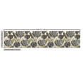 thumbnail image 2 of Ambesonne Banana Leaf Fabric by the Yard Upholstery, Modern Aloha Style, 2 Yards, Charcoal Grey and Khaki, 2 of 4
