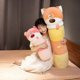 thumbnail image 4 of Almohada creativa de dibujos animados con forma de taza, diseño de oso y perro, muñeco de peluche, regalo divertido de cumpleaños para niños, decoración del hogar súper suave, aproximadamente 60 cm,, 4 of 5