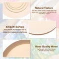 thumbnail image 4 of Uxcell 8" Inch Wood Panel Board, Unfinished Wood Canvas Round Wooden Deep Cradle Board for Painting Pouring 2 Pack, 4 of 6