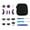 Purple, variant on Joernso 16Pcs Controller Replacement Accessories Enhance Your Gaming Experience Perfect Fit Handle Buttons For Xbox One Elite Controller