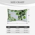 thumbnail image 6 of Balery Watercolor Green Leaves Bedding Queen Pillow Cases - Envelope Closure - Soft Brushed Microfiber Fabric - Shrinkage and Fade Resistant Pillow Cases-20"x30", 6 of 9