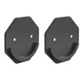 thumbnail image 4 of 2 Pcs Support de Tringle à Rideau de Douche Hexagonal Auto-Adhésif Non Durable Grand Diamètre Support de Fixation pour Salle de Bain, 4 of 9