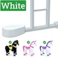 thumbnail image 4 of PonyCycle White Pedal Pad for Model E Size 3 & 4 Ride on Unicorn, Black Horse, 4 of 5
