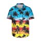 thumbnail image 4 of Blusa y camisa de manga corta con cuello vuelto para hombre, blusa informal con botones y estampado hawaiano, blusa de manga corta con cuello vuelto para hombre, 4 of 5