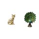 thumbnail image 1 of Figura de escritorio,Estatua de gato en estante,escritorio,oficina,decoración del hogar,Figura de escritorio,Estatua de pavo real en estante,escritorio,decoración del hogar,Figuras, 1 of 8