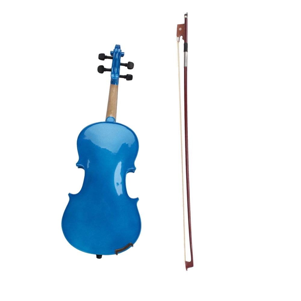 4/4 Acoustic Violin Case Bow Rosin, Dark Blue