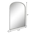 thumbnail image 5 of MacLuu  Arch Metal Wall Mirror 24" x 30.75" - Arch Round-Silver, 5 of 5