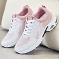thumbnail image 2 of EKVAHL Women's Comfort Bowling Shoes - Universal Slide Soles, Ultra Light-Weight Mesh Athletic Style, Comfortable Cushion Running Shoes Gym Workout Jogging Footwear Pink, 2 of 7