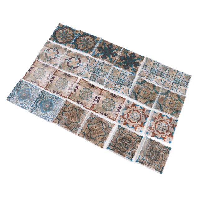 Tile Sticker, Decoration Art Flower Shape Tile Decals For Bathroom