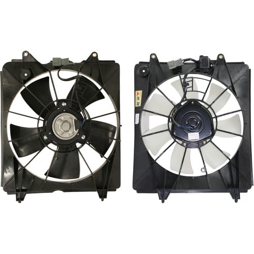 Radiator Cooling Fan and A/C Condenser Fan Set For 2007-2009 Honda CR-V