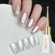 thumbnail image 1 of Esmalte de uñas, Regalos para mujeres Esmalte de uñas de cerámica blanca Pegamento para esmalte de uñas Piedra brillante Porcelana Esmalte de uñas blanco Pegamento 10 ml una uña, 1 of 2