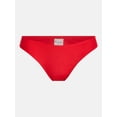 thumbnail image 5 of No Boundaries Embroidered High Cut Bikini Bottoms, Women's XXS to XXL, 5 of 5