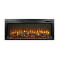 thumbnail image 5 of 44 inch wall recessed electric fireplace with remote and Imitation Flame , LED light heater, 5 of 5
