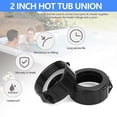 thumbnail image 2 of Split Nut Adapters For Heaters Pipe Connection Easyly Installation Includes Hardware Gaskets Spa Accessory, 2 of 4