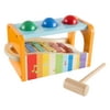 Wooden Bench Toy with Musical Xylophone and Interactive Pounding Hammer and Balls, Educational Toy for Toddlers, Babies, and Kids by Hey! Play!