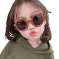 thumbnail image 1 of FOCUSNORM Children Sunglasses, Round Frame Sunglasses for Boys and Girls, 1 of 8