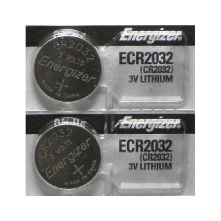 2 Energizer (2 Pc) 2032 3V Lithium Coin Cell Batteries