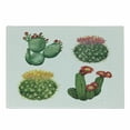 thumbnail image 1 of Cactus Cutting Board, Watercolor Art Inspired by Tropical Nature Mexican Desert Flowers Composition, Decorative Tempered Glass Cutting and Serving Board, Small Size, Multicolor, by Ambesonne, 1 of 1