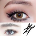 thumbnail image 3 of Peine de pestañas de plástico, cepillo portátil para cejas, separador de pestañas para extensión de pestañas, maquillaje de injerto (10 unidades, negro), 3 of 5
