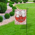 thumbnail image 5 of GZHJMY Garden Flag Double Sided Doodle Lovers Valentines, Fade Resistant Yard Flag Durable Banner Indoor Outdoor Home Decor 12x18 Inch Yard Flags, 5 of 7