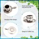 thumbnail image 4 of 50 colgantes de aleación de estilo tibetano con forma de taza 3D, de plata, para hacer pulseras y collares, ideal como regalo para decoración de cafeterías. Agujero: 2,5 x 4,5 mm., 4 of 6