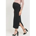thumbnail image 2 of High Waisted Bodycon Maternity Midi Skirt, 2 of 4