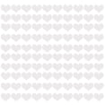 thumbnail image 2 of Decoración de pared espejo acrílico corazón pegatina autoadhesiva 3D calcomanía para niños dormitorio sala de estar, plateado 100 Piezas Kearding HA002694-02, 2 of 6