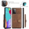 thumbnail image 6 of Case for Samsung Galaxy A33 5G, Detachable Magnetic Wallet Credit Card Slot Kickstand Cover Support Wireless Charging Compatible with Samsung Galaxy A33 5G (Brown), 6 of 17