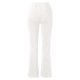 thumbnail image 5 of Pantalones acampanados de cintura alta para mujer - Color liso y corte ajustado - Pantalones deportivos informales - Combinables con todo, 5 of 5