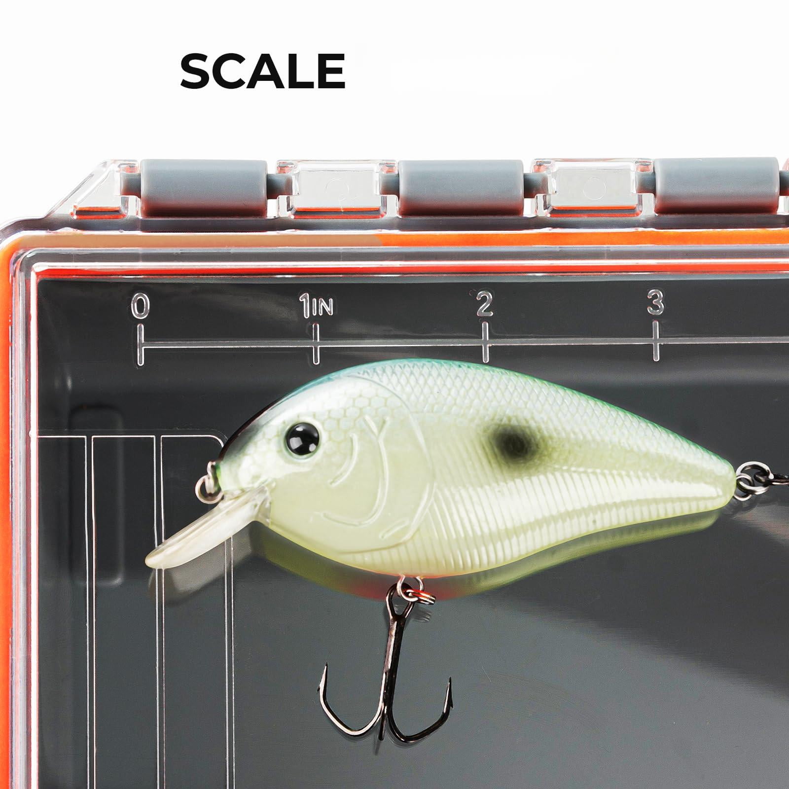 Hyperseal Waterproof Tackle Box  3700 Deep Trays Fishing Organizer With Exterior Stickers Gear & Accessories Storage