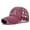 Wine, variant on American Flag Patch Trucker Baseball Cap Distressed Washed Star Mesh Back Adjustable Snapback Hat Breathable Casual Sun Headwear For All Seasons Outdoor Use