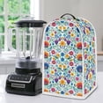 thumbnail image 5 of HELLHERO Hand Strap Kitchen Blender Dust Cover with Cover Protection Polyester Food Processor Cover Floral Pattern, 5 of 6