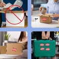 thumbnail image 4 of 120pcs Fragile Stickers 2x3 inch Please Handle with Care Warning Labels for Shipping Packing, 4 of 4