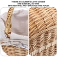 thumbnail image 3 of WRISTBIQUE 1Ud Cesta Tejida De Rattan Con De Tela Para Guardar Postres Y Snacks, 3 of 6