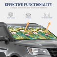 thumbnail image 4 of Sikiie Garden Farm Print Foldable Car Windshield Sun Visor, Car Window Sunshade Suitable for Sedan, SUV and Truck Car Accessories-Small, 4 of 6
