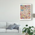 thumbnail image 3 of Trademark Fine Art 'Nashville Tennessee City Map Color' Canvas Art by Michael Tompsett, 3 of 4
