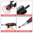 thumbnail image 2 of Adaptador de Tuerca de Remache EléCtrico de 2,4-6,4 Mm, Remachador AutomáTico de Clavos, Herramientas de Remachado InaláMbrico con Llave y Manejar, 2 of 5